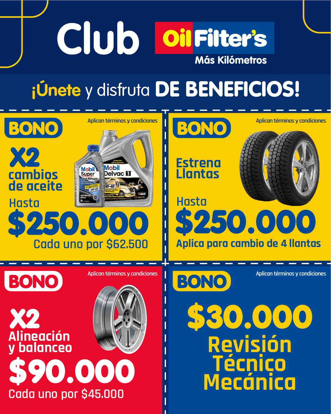 Oil filters cambio de aceite descuento bbva