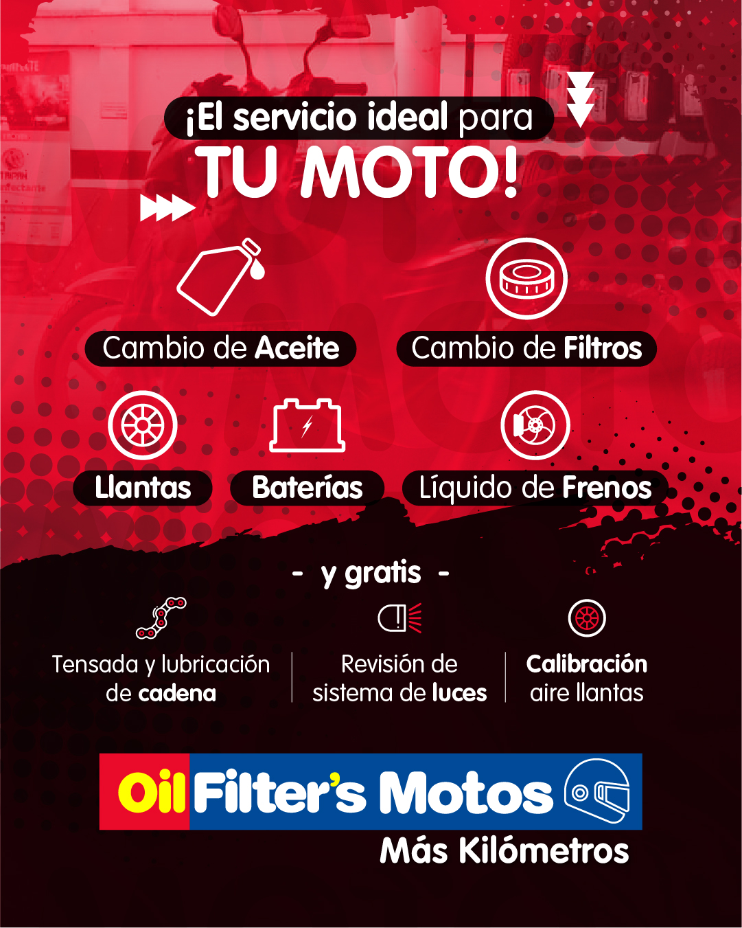 oil filters cambio de aceite motos
